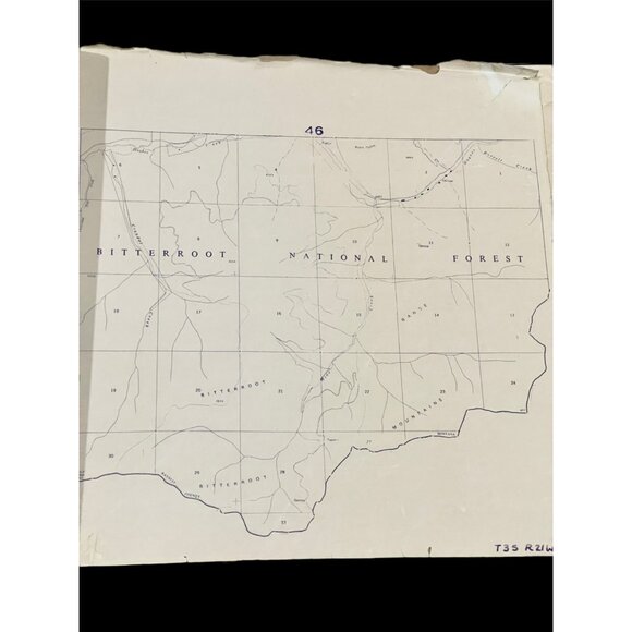 Vintage Ravalli County Montana Road Index Map Book – 1st Edition 49 Pages 24"x18 - Picture 3 of 9